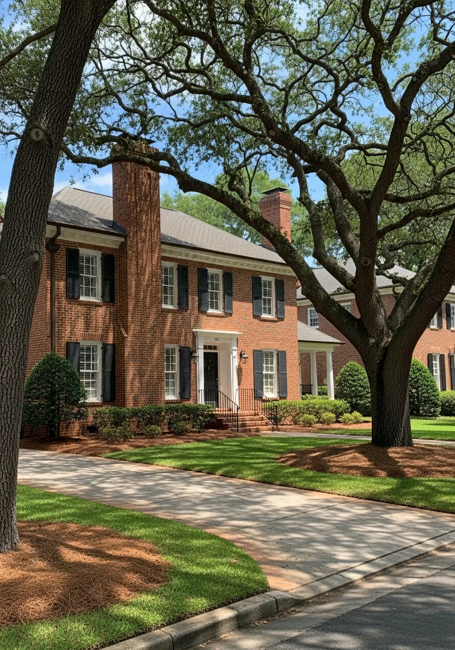 Milton residential home with period architecture and established landscaping.