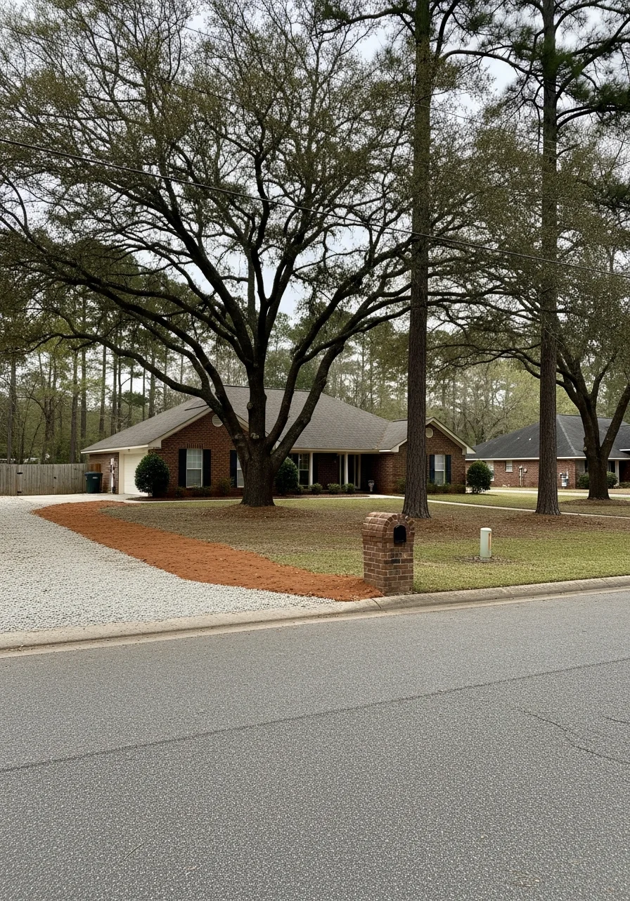 Robertsdale property showing typical Baldwin County home style and landscaping.